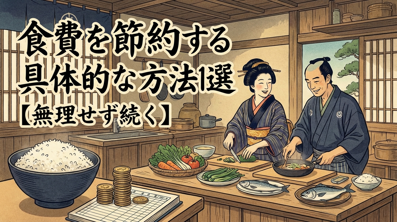 食費を節約する具体的な方法10選【無理せず続く】