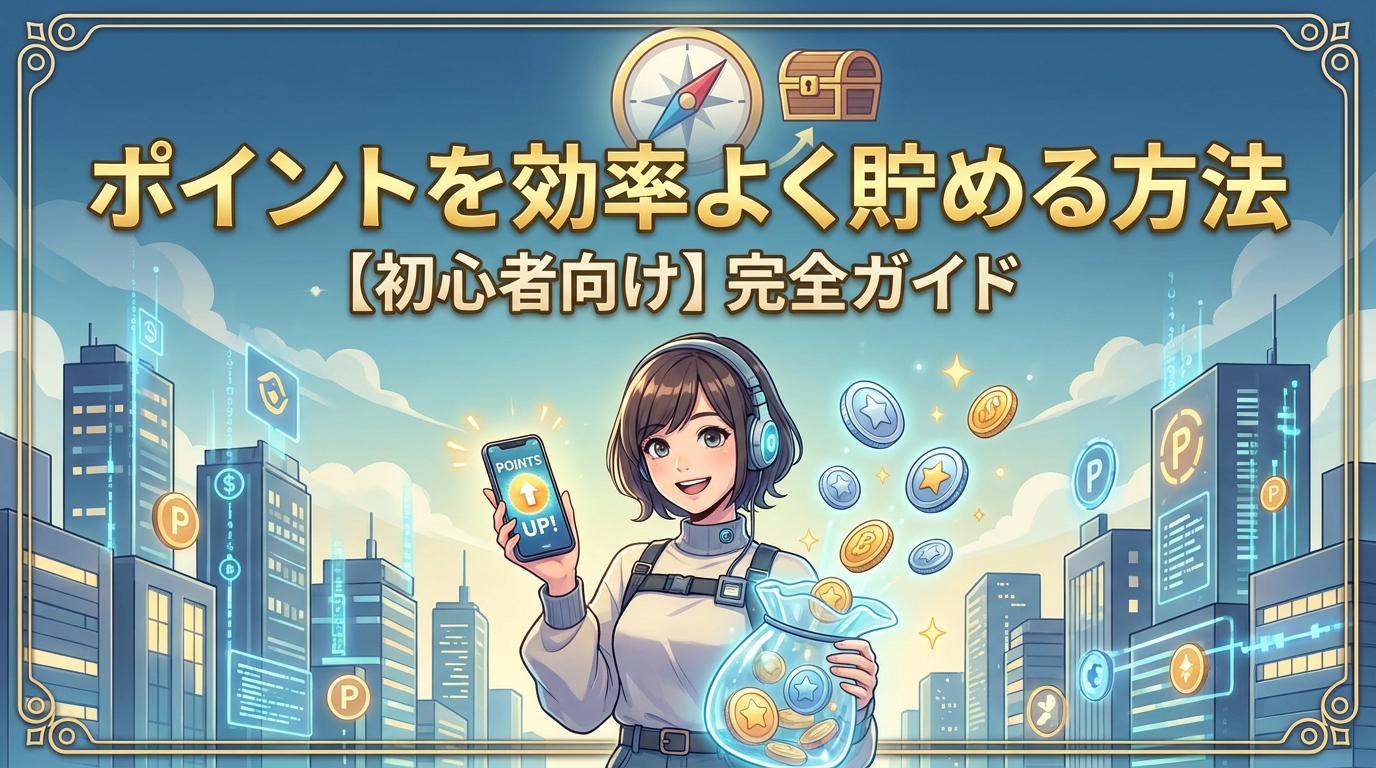 ポイントを効率よく貯める方法【初心者向け】完全ガイド