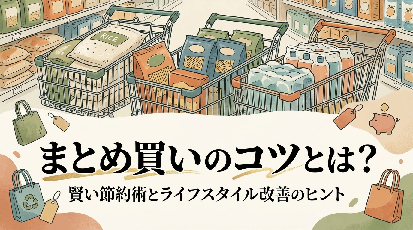 まとめ買いのコツとは？