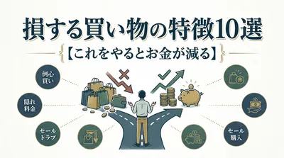 損する買い物の特徴10選【これをやるとお金が減る】