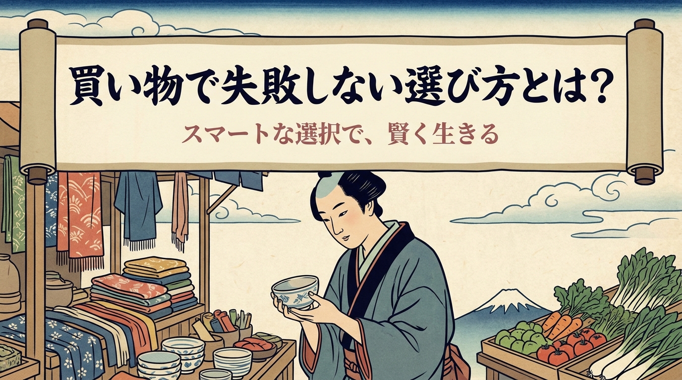 買い物で失敗しない選び方とは？