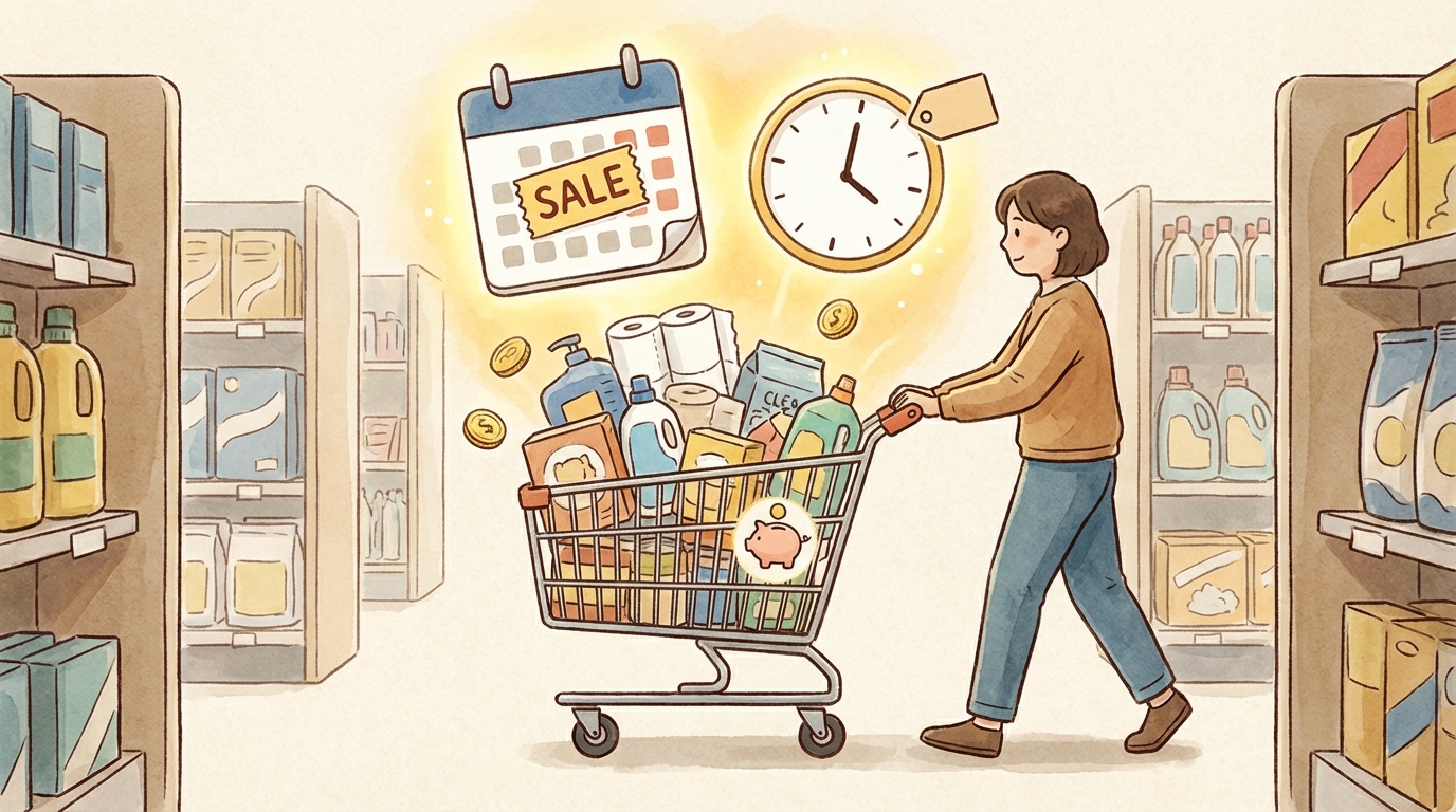 なぜセール時期のまとめ買いが最も効果的なのか