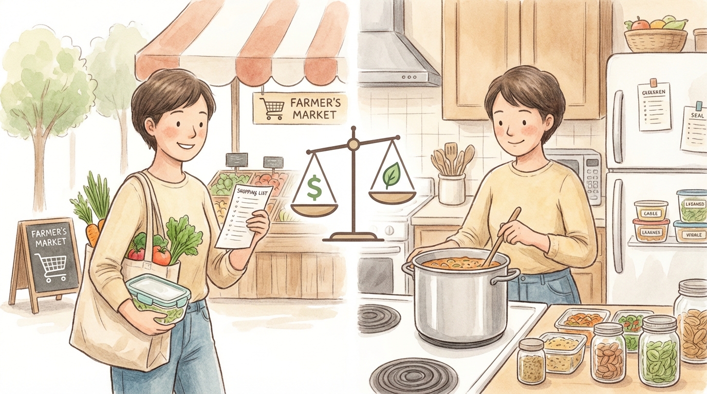 食費節約の鍵は「買い物の工夫」と「調理・管理の工夫」の両立