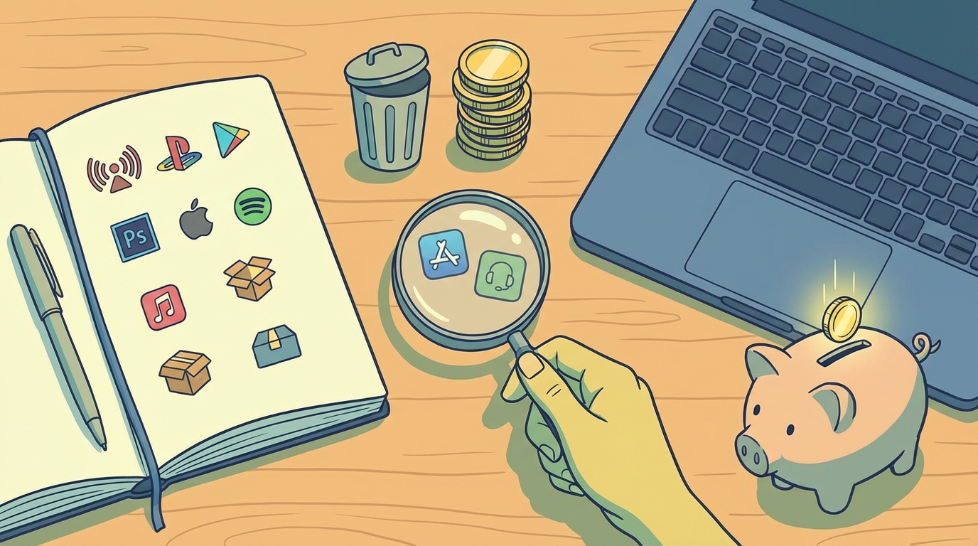 サブスク見直しの結論は「洗い出し・判断・最適化」の3ステップ