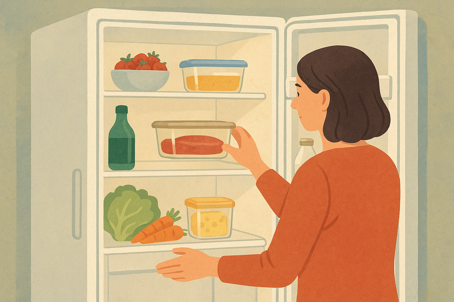 冷蔵庫の正しい使い方は「温度別配置」と「密封保存」が基本