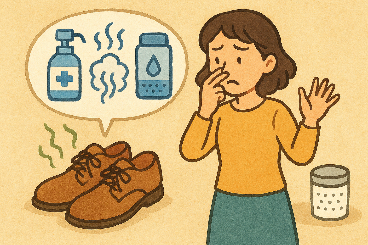 靴の臭い対策は「除菌」「消臭」「除湿」の3つがポイントです