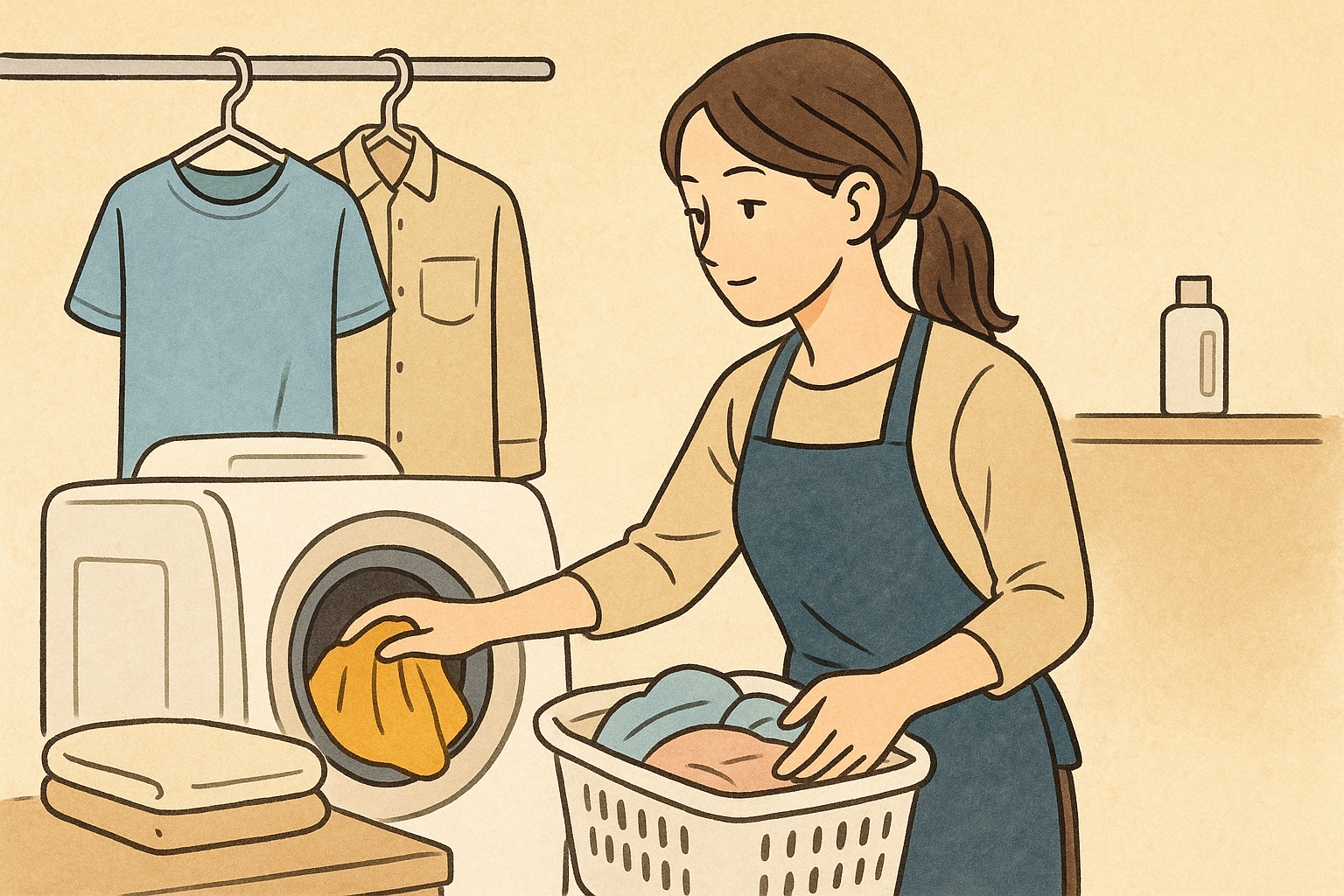 洗濯の時短は「工程の効率化」と「省略」がポイント