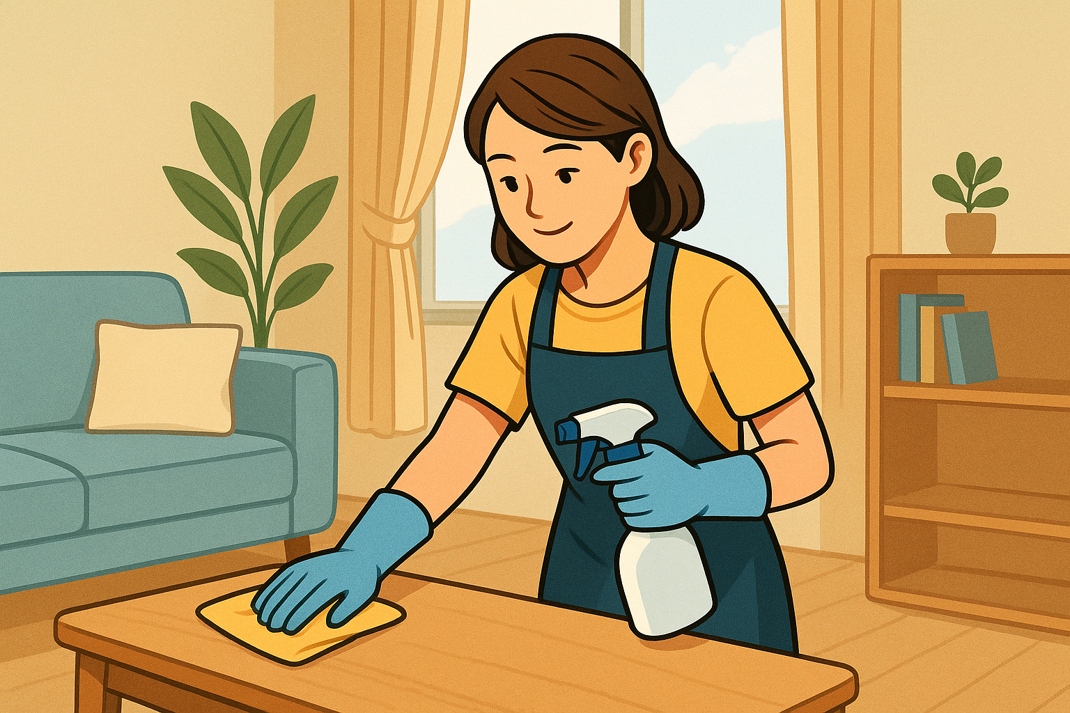 掃除を短時間で終わらせる方法の結論：4つの基本原則を守るだけ