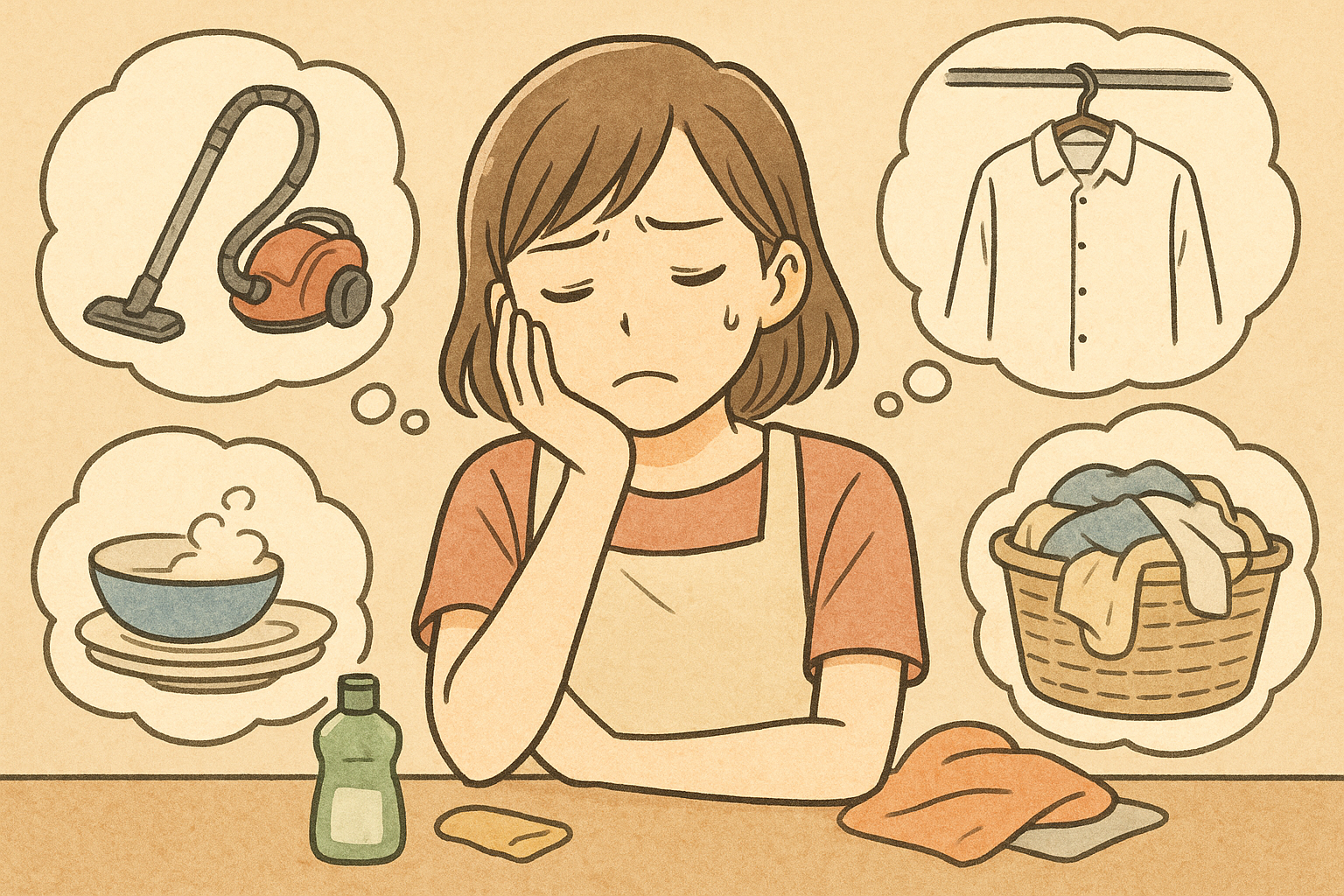 なぜ特定の家事が「めんどくさい」と感じられるのか